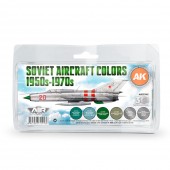 AK Interactive AK11743 Soviet Aircraft Colors 1950s-1970s SET 3G
