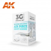 AK Interactive AK11753 Modern Hellenic Air Force Ghost Scheme - (4 x 17 ml) - 3rd Generation Acrylic