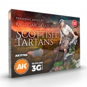 AK Interactive AK11766 SCOTTISH TARTANS - SIGNATURE SET BY RAUL GARCIA LATORRE