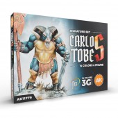 AK Interactive AK11779 SIGNATURE SET. CARLOS TOBES - 14 COLORS + FIGURE