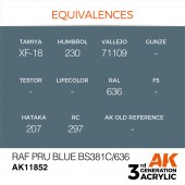 AK Interactive AK11852 RAF PRU Blue BS381C/636