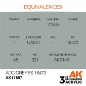 AK Interactive AK11867 ADC Grey FS 16473