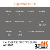 AK Interactive AK11882 Have Glass Grey FS 36170