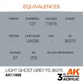 AK Interactive AK11888 Light Ghost Grey FS 36375