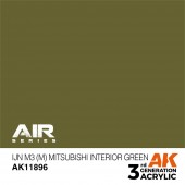 AK Interactive AK11896 IJN M3 (M) Mitsubishi Interior Green
