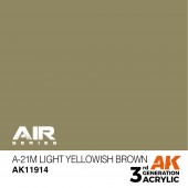 AK Interactive AK11914 A-21m Light Yellowish Brown