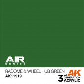 AK Interactive AK11919 Radome & Wheel Hub Green