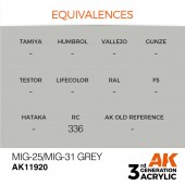 AK Interactive AK11920 MiG-25/MiG-31 Grey