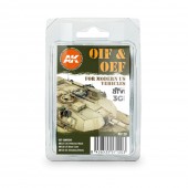 AK Interactive AK120 OIF & OEF - US VEHICLES WEATHERING SET