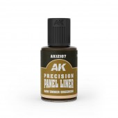 AK Interactive AK12107 PRECISION PANELINER pcs.RAW UMBER GREENISH 30ml