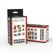 AK Interactive AK1361 WEAPON CASES SCENOGRAPHY WARGAME SET (30-35MM)