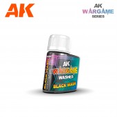 AK Interactive AK14201 Black Wash (35ml) - Enamel Wash