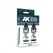 AK Interactive AK1561 GRAPHITE BLUE & LUNAR BLUE DUAL EXO Set 17