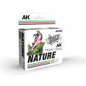 AK Interactive AK16025 NATURE (3 x 30 ml) – INK SET