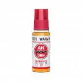 AK Interactive AK17010 WARM YELLOW 18 ml - QUICK GEN