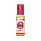 AK Interactive AK17011 SPACE YELLOW 18 ml - QUICK GEN