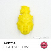 AK Interactive AK17014 LIGHT YELLOW 18 ml - QUICK GEN