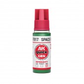 AK Interactive AK17017 SPACE GREEN 18 ml - QUICK GEN