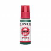 AK Interactive AK17019 SPACE DARK GREEN 18 ml - QUICK GEN