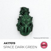 AK Interactive AK17019 SPACE DARK GREEN 18 ml - QUICK GEN