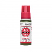 AK Interactive AK17021 FOREST GREEN 18 ml - QUICK GEN