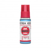 AK Interactive AK17024 ICE BLUE 18 ml - QUICK GEN