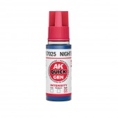 AK Interactive AK17025 NIGHT BLUE 18 ml - QUICK GEN