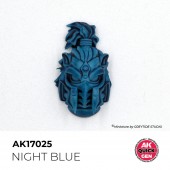 AK Interactive AK17025 NIGHT BLUE 18 ml - QUICK GEN