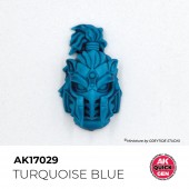 AK Interactive AK17029 TURQUOISE BLUE 18 ml - QUICK GEN