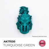 AK Interactive AK17030 TURQUOISE GREEN 18 ml - QUICK GEN