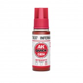 AK Interactive AK17037 INFERNAL RED 18 ml - QUICK GEN