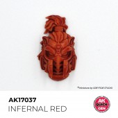AK Interactive AK17037 INFERNAL RED 18 ml - QUICK GEN