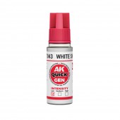 AK Interactive AK17043 WHITE SHADOW 18 ml - QUICK GEN