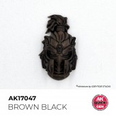 AK Interactive AK17047 BROWN BLACK 18 ml - QUICK GEN
