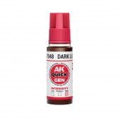 AK Interactive AK17048 DARK LEATHER 18 ml - QUICK GEN