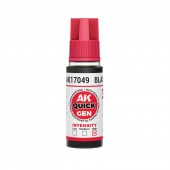AK Interactive AK17049 BLACK 18 ml - QUICK GEN