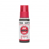 AK Interactive AK17050 SOFT BLACK 18 ml - QUICK GEN