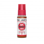 AK Interactive AK17060 LIGHT LEATHER 18 ml - QUICK GEN