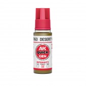 AK Interactive AK17063 DESERT YELLOW 18 ml - QUICK GEN