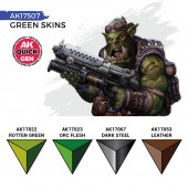 AK Interactive AK17507 GREEN SKINS (QUICK GEN SET)