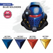 AK Interactive AK17516 BLUE SOLDIERS (QUICK GEN SET)