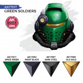 AK Interactive AK17517 GREEN SOLDIERS (QUICK GEN SET)