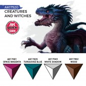 AK Interactive AK17520 CREATURES AND WITCHES (QUICK GEN SET)
