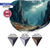 AK Interactive AK17521 ROCKS (QUICK GEN SET)
