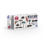 AK Interactive AK17522 METALLICS (QUICK GEN SET)