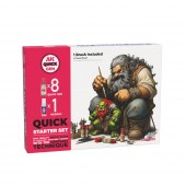 AK Interactive AK17525 QUICK STARTER SET (8 QUICK GEN + 1 MEDIUM + 1 FREE BRUSH)