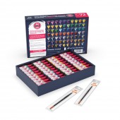 AK Interactive AK17602 QUICK PAINT SET - 72 QUICK GEN COLORS (+2 MEDIUM 18ML +2 FREE BRUSHES)
