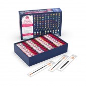 AK Interactive AK17603 QUICK PAINT COMBO - 100 COLORS (80 QUICK GEN + 20 3GEN + 3 FREE BRUSHES + 1 MEDIUM 18ML)