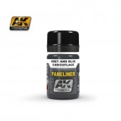 AK Interactive AK2072 PANELINER FOR GREY AND BLUE CAMOUFLAGE (35 ml)  - Air Weathering Product