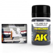 AK Interactive AK2072 Paneliner for grey and blue camouflage 35ml